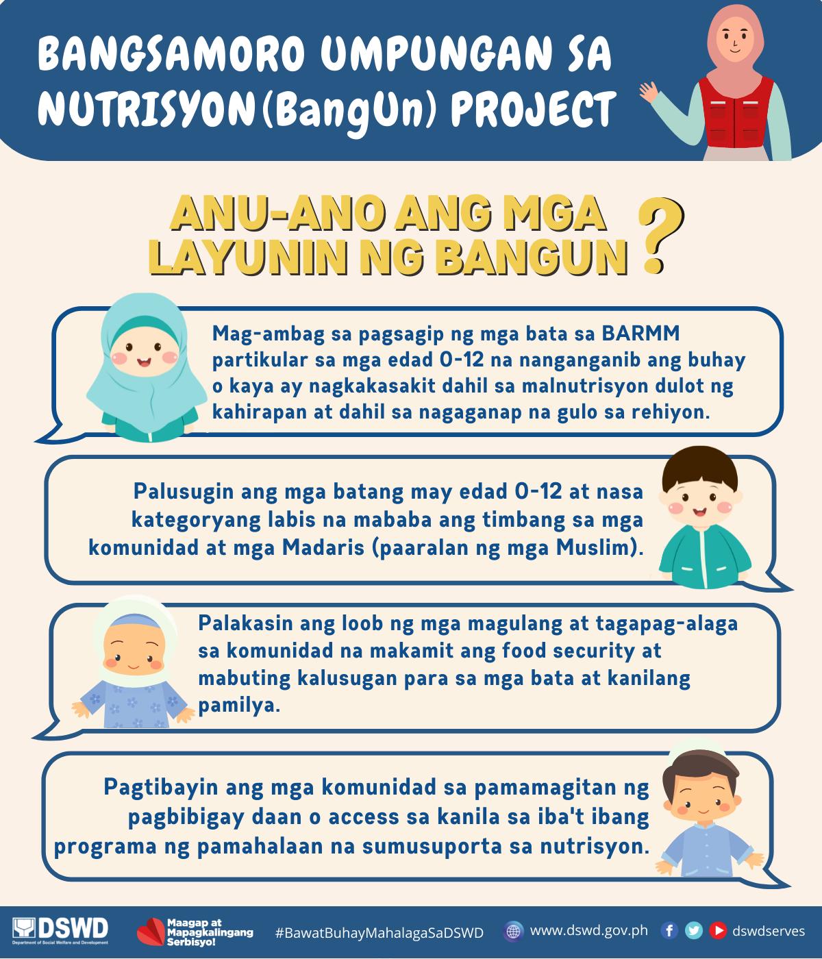 Food For Work Program DSWD Bangsamoro Umpungan sa Nutrisyon (BangUn) Program - Assistance.PH