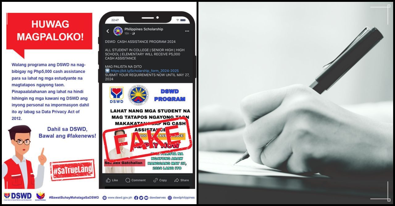 DSWD fake program for grads