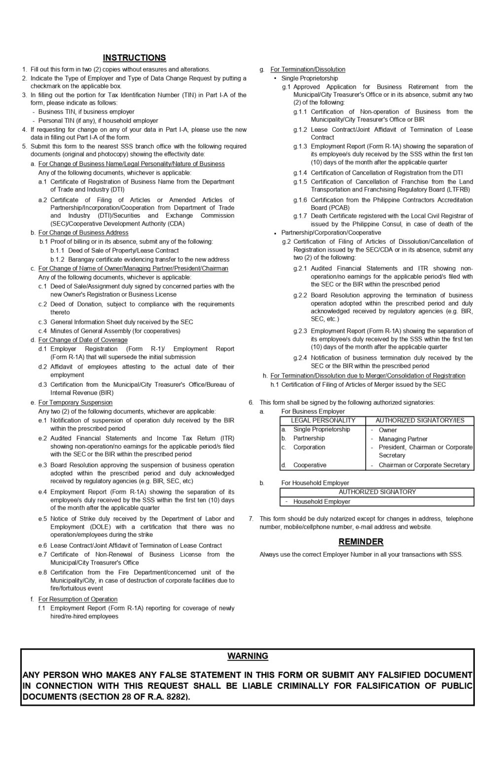 Emp123 Form.pdf SSS Procedure in Closing of Business for Employers - Assistance.PH