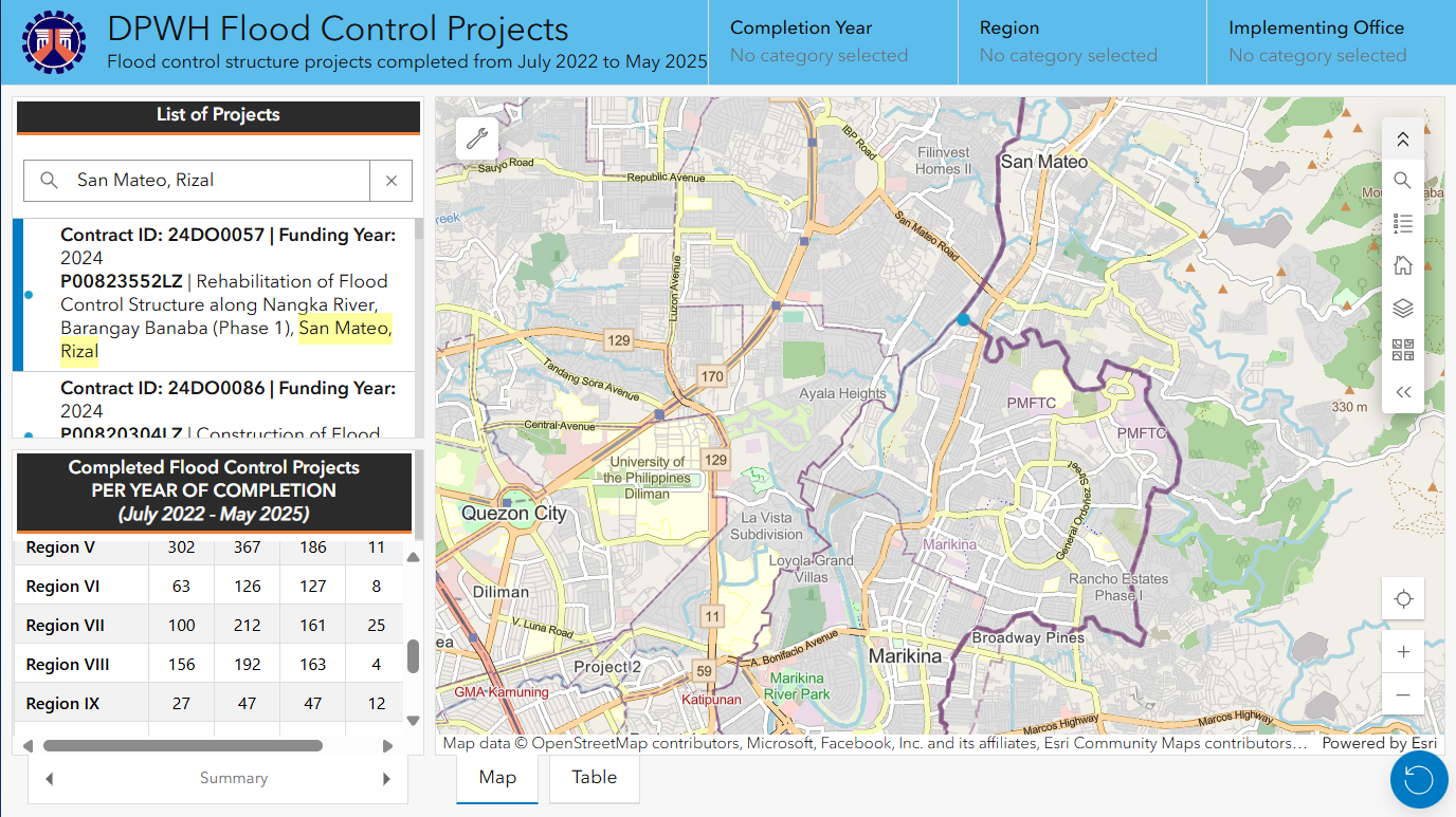interactive map