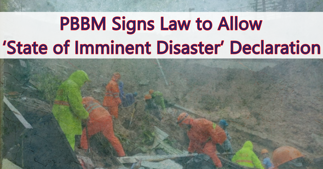 state of imminent disaster