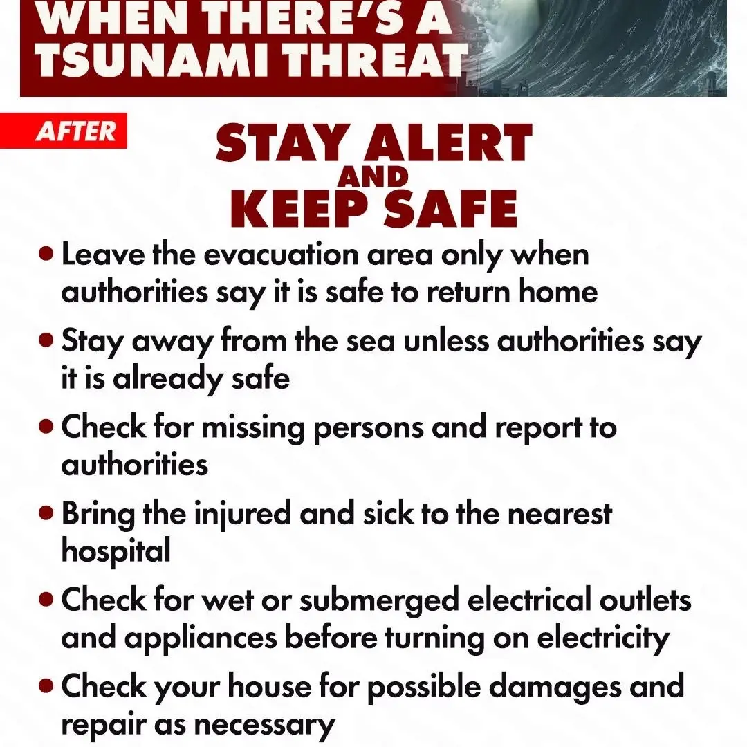when there's a tsunami threat - 2