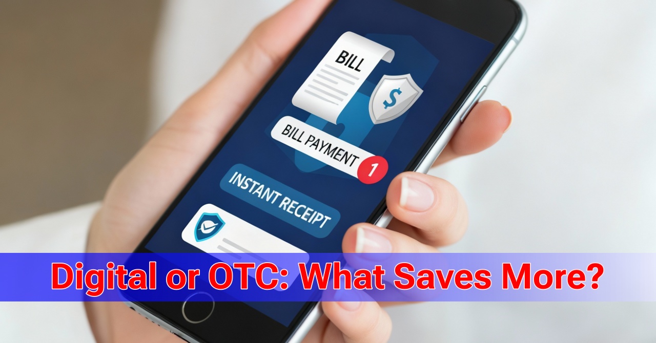 Digital vs Over-the-Counter Bills Payment