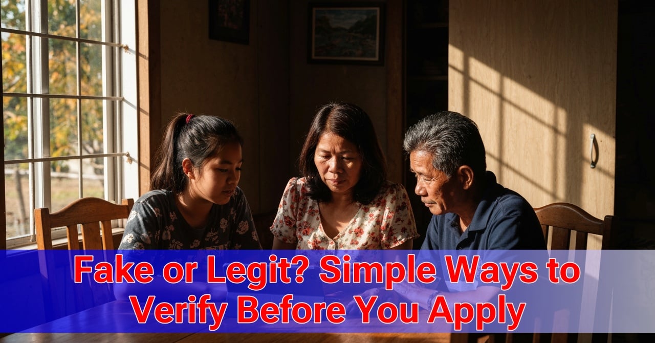 how to spot fake announcements