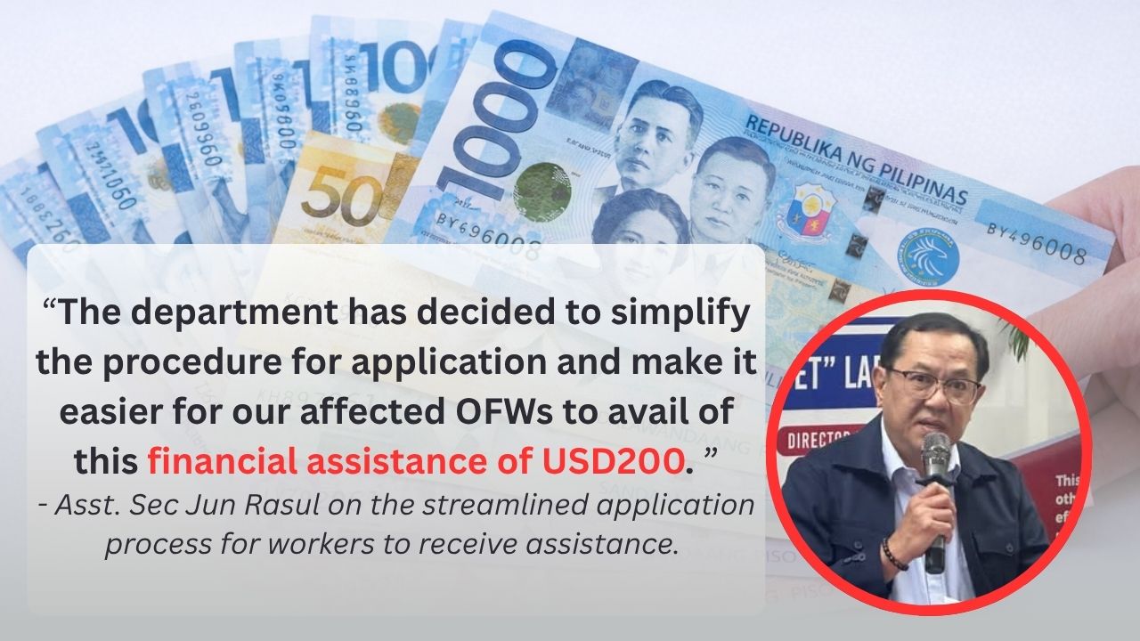 DMW Introduces Easier Access to Financial Aid for OFWs Affected by Middle East Crisis_